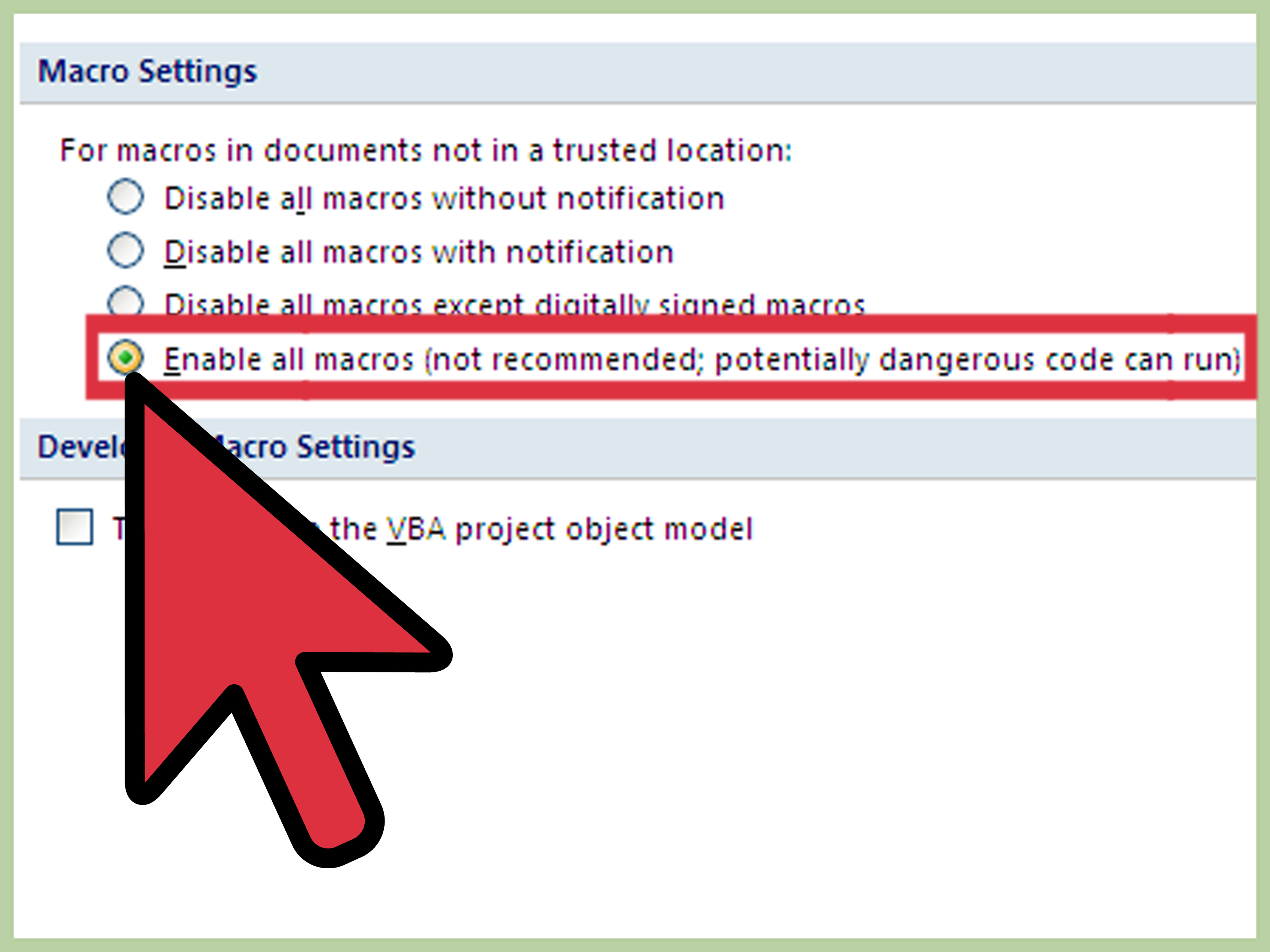 Macro setting. Macros. Как включить макросы в POWERPOINT.